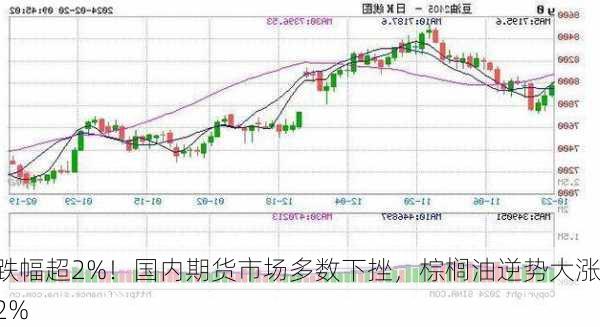 跌幅超2%！国内期货市场多数下挫，棕榈油逆势大涨2%