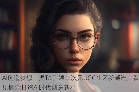 AI创造梦想！捏Ta引领二次元UGC社区新潮流，看见概念打造AI时代创意新星