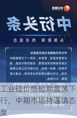 工业硅价格短期震荡下行，中期市场持谨慎态度