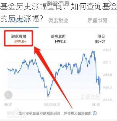 基金历史涨幅查询：如何查询基金的历史涨幅？