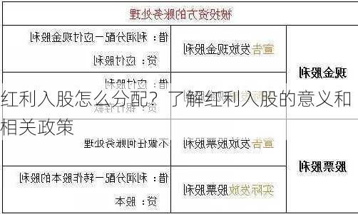 红利入股怎么分配？了解红利入股的意义和相关政策