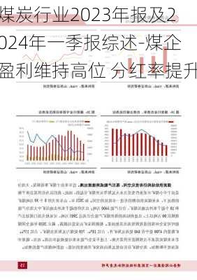 煤炭行业2023年报及2024年一季报综述-煤企盈利维持高位 分红率提升