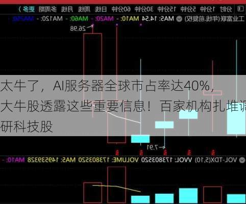 太牛了，AI服务器全球市占率达40%，大牛股透露这些重要信息！百家机构扎堆调研科技股