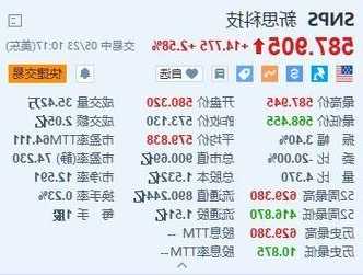 新思科技涨约2.6% Q2每股收益增长约26% 上调全年业绩目标