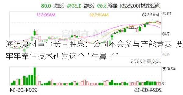 海源复材董事长甘胜泉：公司不会参与产能竞赛  要牢牢牵住技术研发这个“牛鼻子”