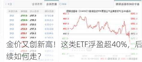 金价又创新高！这类ETF浮盈超40%，后续如何走？