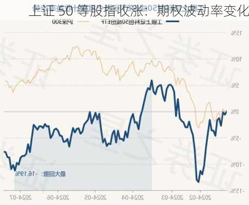 上证 50 等股指收涨：期权波动率变化