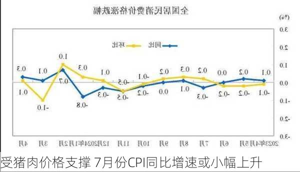 受猪肉价格支撑 7月份CPI同比增速或小幅上升