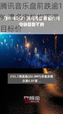 腾讯音乐盘前跌逾1% 遭多家机构下调目标价