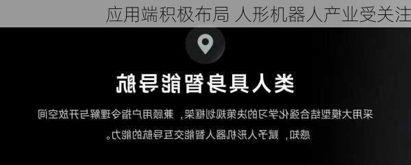 应用端积极布局 人形机器人产业受关注