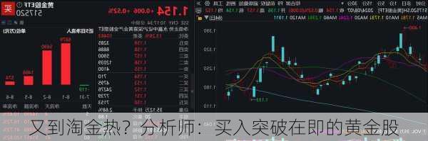 又到淘金热？分析师：买入突破在即的黄金股