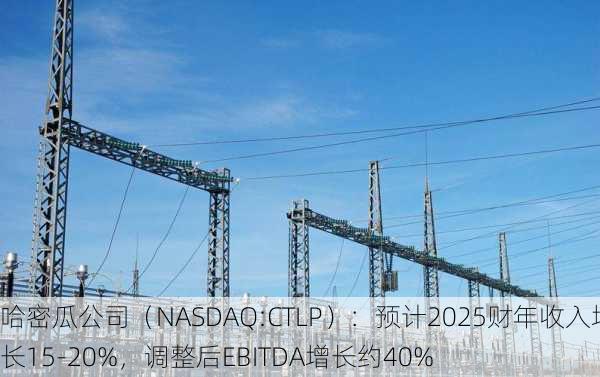 哈密瓜公司（NASDAQ:CTLP）：预计2025财年收入增长15-20%，调整后EBITDA增长约40%