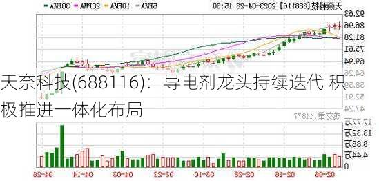 天奈科技(688116)：导电剂龙头持续迭代 积极推进一体化布局