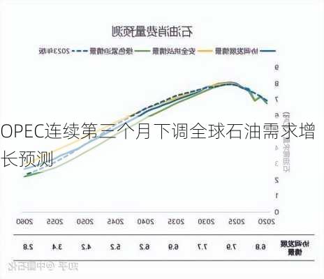 OPEC连续第三个月下调全球石油需求增长预测