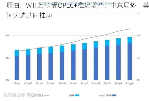 原油：WTI上涨 受OPEC+推迟增产、中东局势、美国大选共同推动