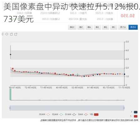 美国像素盘中异动 快速拉升5.12%报0.737美元