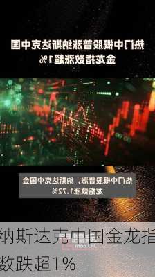 纳斯达克中国金龙指数跌超1%