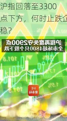 沪指回落至3300点下方，何时止跌企稳？